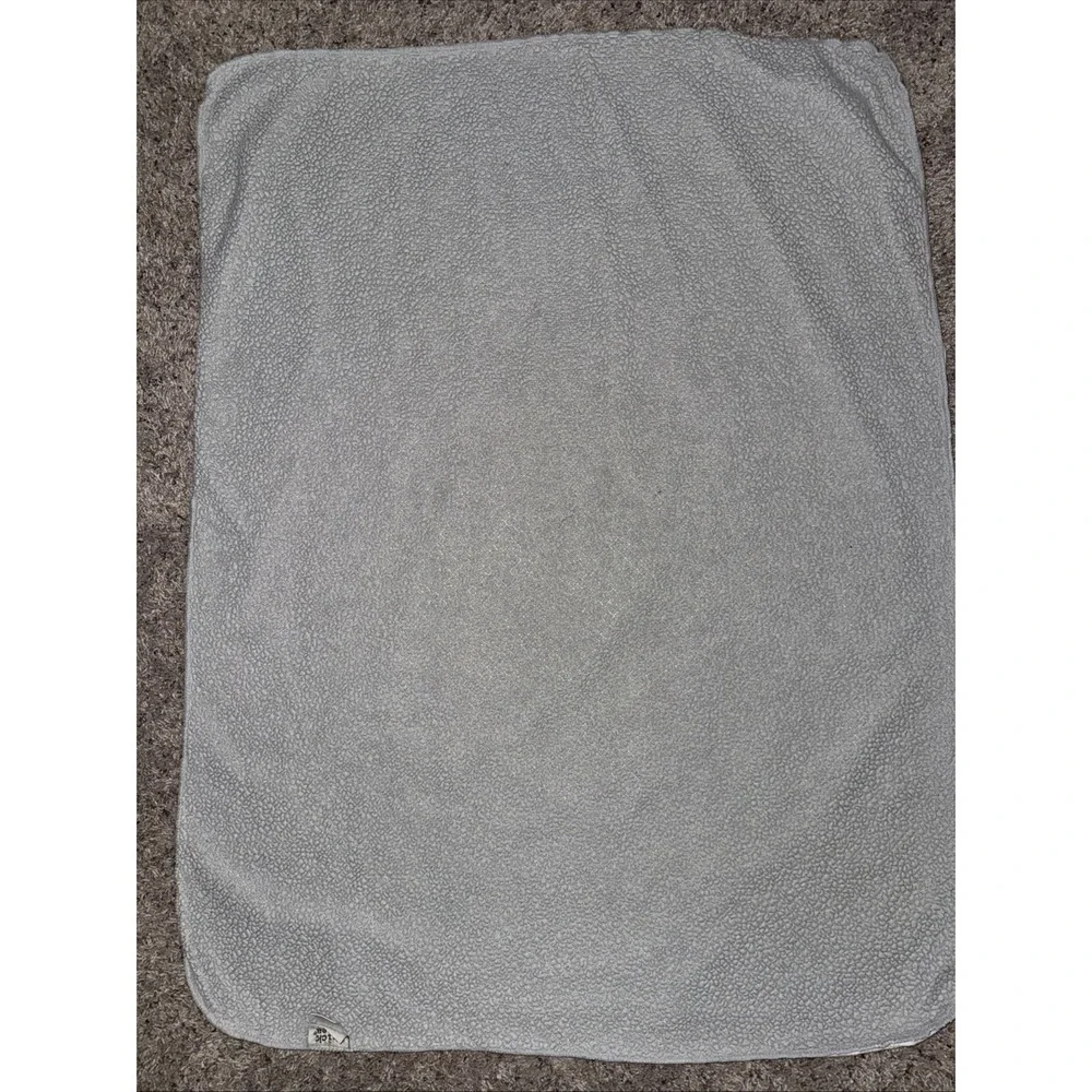 Chick Pea Baby Blanket Plush Gray Sherpa Back Raccoon‎ Deer Owl Bear Tree 30x40